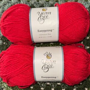 Yarn Bee Easygoing In color Crimson Fire
